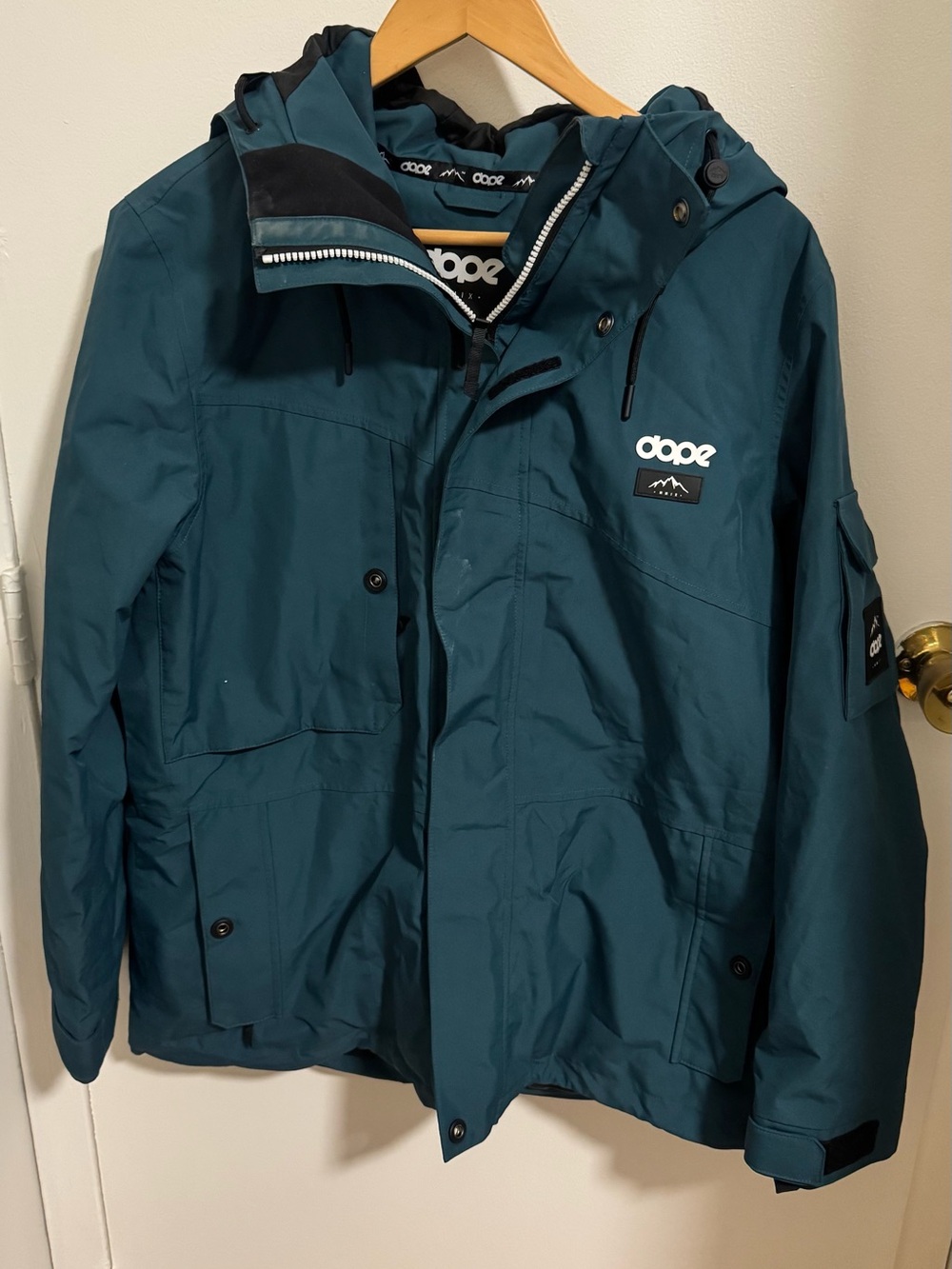 DOPE Teal Ski Snow Jacket